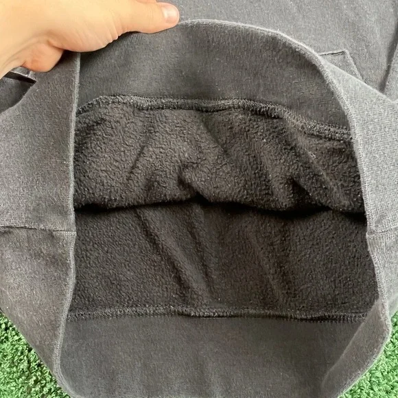 Nike Side Swoosh Essential Boxy Sports Hoodie Mens Small Faded Black BV2654-010 - Picture 4 of 10